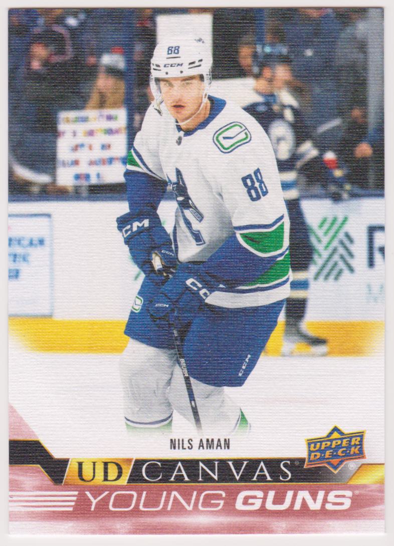 (image for) 2022-23 Upper Deck UD Canvas #C214 Nils Aman YG - RC Year