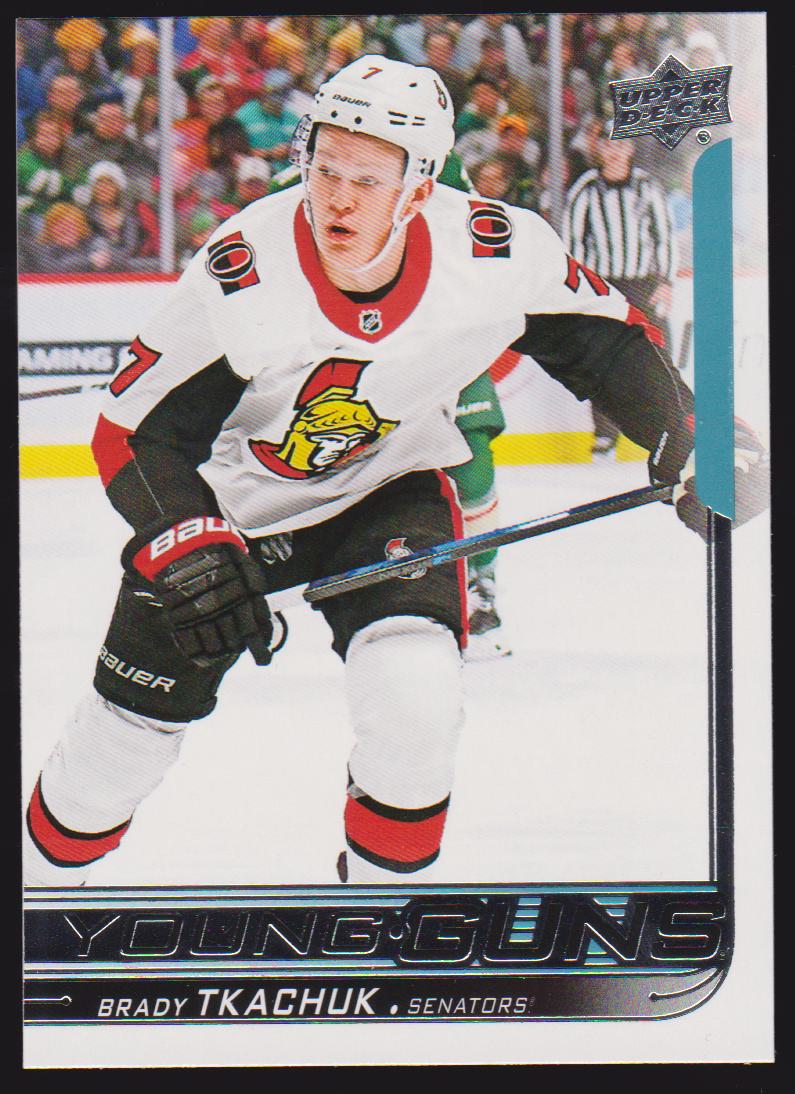 (image for) 2018-19 Upper Deck #499 Brady Tkachuk YG YOUNG GUNS RC