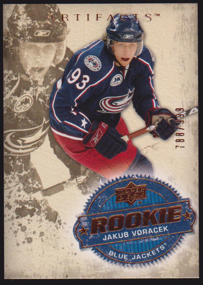 (image for) 2008-09 Artifacts #292 Jakub Voracek RC 788/999