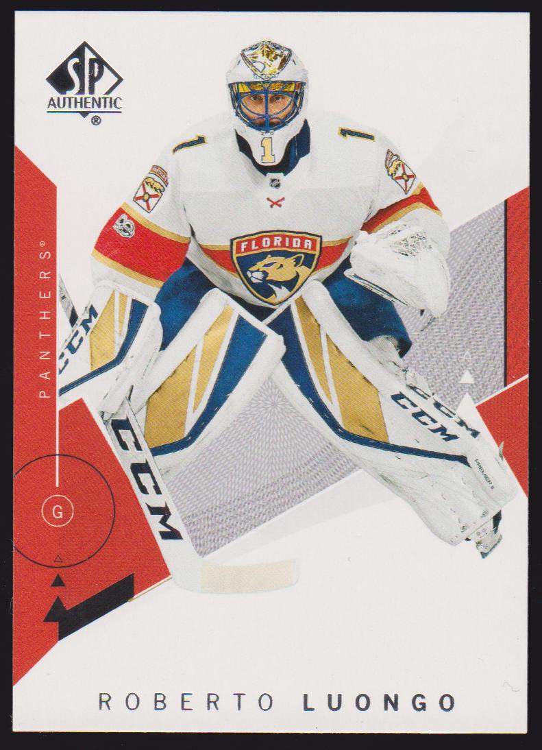 2018-19 SP Authentic #61 Roberto Luongo (image for) 2018-19 SP Authentic #61 Roberto Luongo