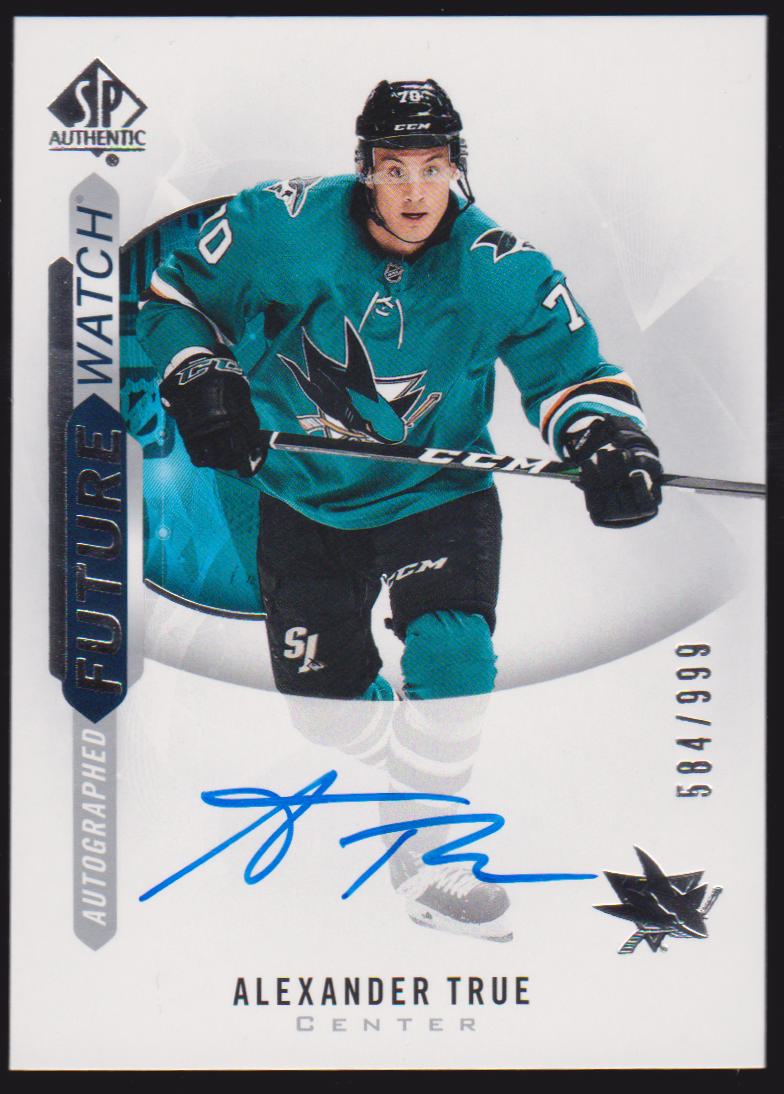 2020-21 SP Authentic #187 Alexander True RC - Future Watch (FW) - 584/999 (image for) 2020-21 SP Authentic #187 Alexander True RC - Future Watch (FW) - 584/999