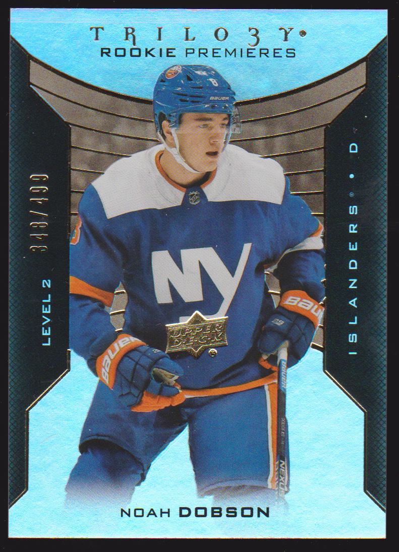 2019-20 Upper Deck Trilogy #101 Noah Dobson - RC Year - 348/499 (image for) 2019-20 Upper Deck Trilogy #101 Noah Dobson - RC Year - 348/499