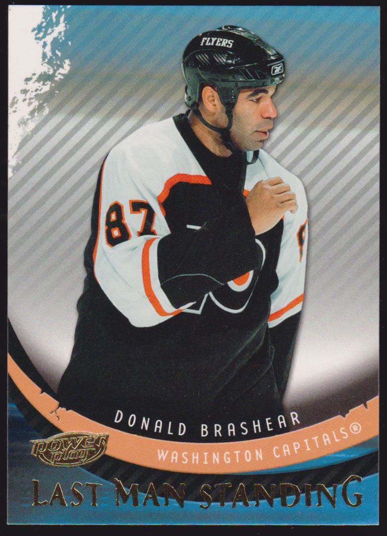 2006-07 Upper Deck Power Play Last Man Standing #LM4 Donald Brashear (image for) 2006-07 Upper Deck Power Play Last Man Standing #LM4 Donald Brashear