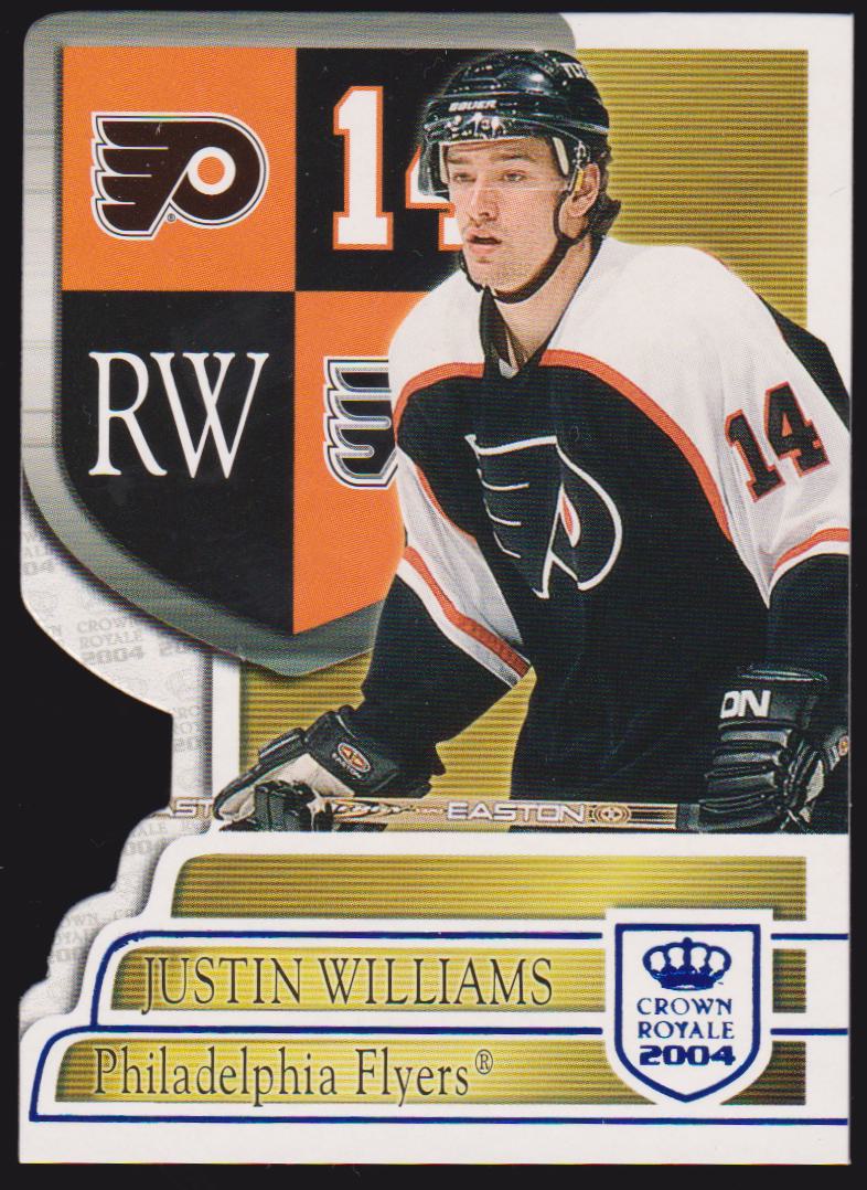2003-04 Crown Royale Blue #76 Justin Williams 018/850 (image for) 2003-04 Crown Royale Blue #76 Justin Williams 018/850