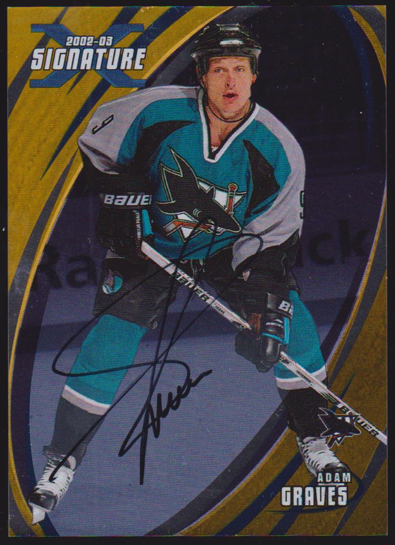 (image for) 2002-03 BAP Signature Series Autographs Gold #90 Adam Graves