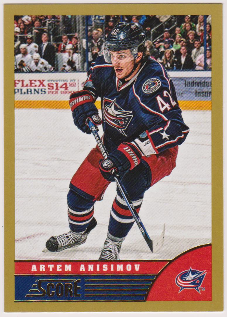 (image for) 2013-14 Score Gold #139 Artem Anisimov