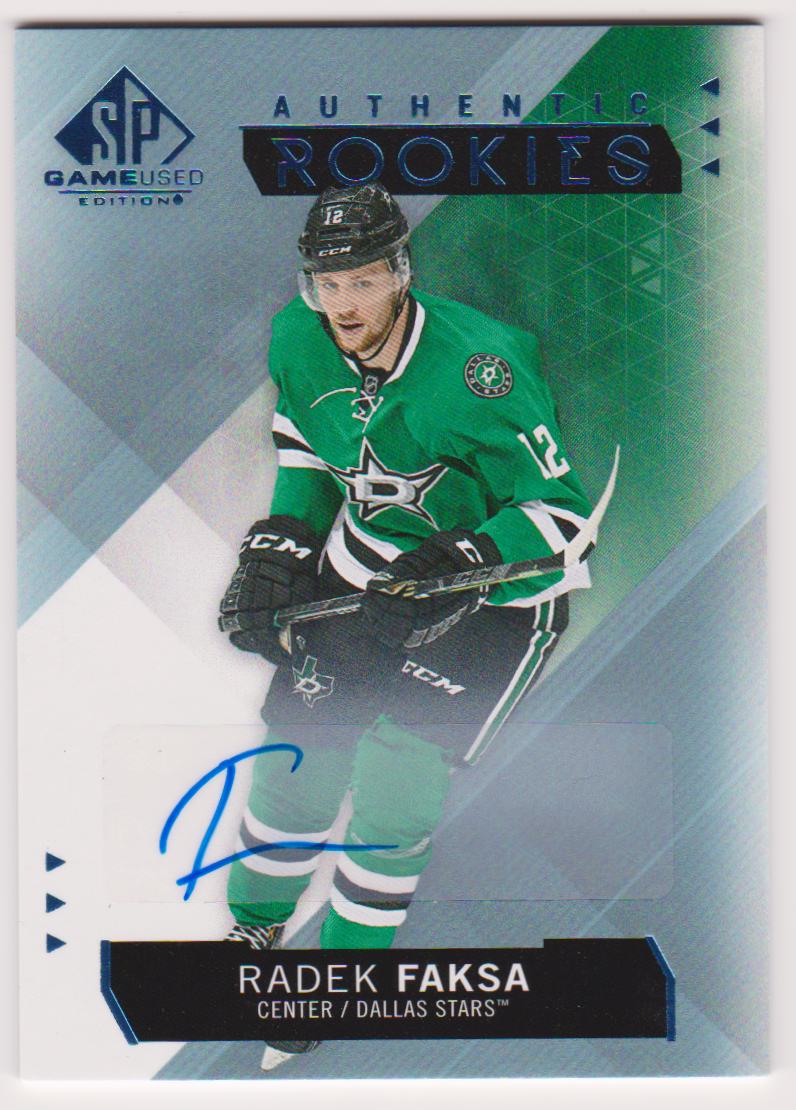 (image for) 2015-16 SP Game Used Autographs Blue #183 Radek Faksa - RC Year