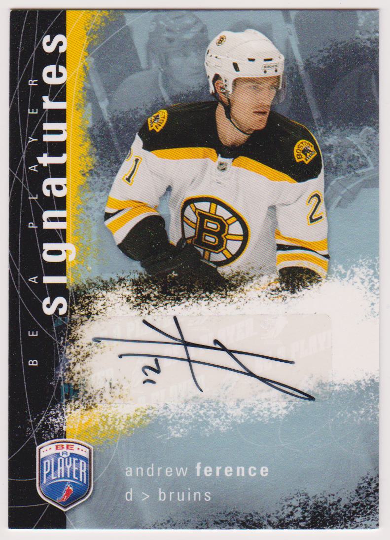 2007-08 Be A Player Signatures #SAF Andrew Ference (image for) 2007-08 Be A Player Signatures #SAF Andrew Ference