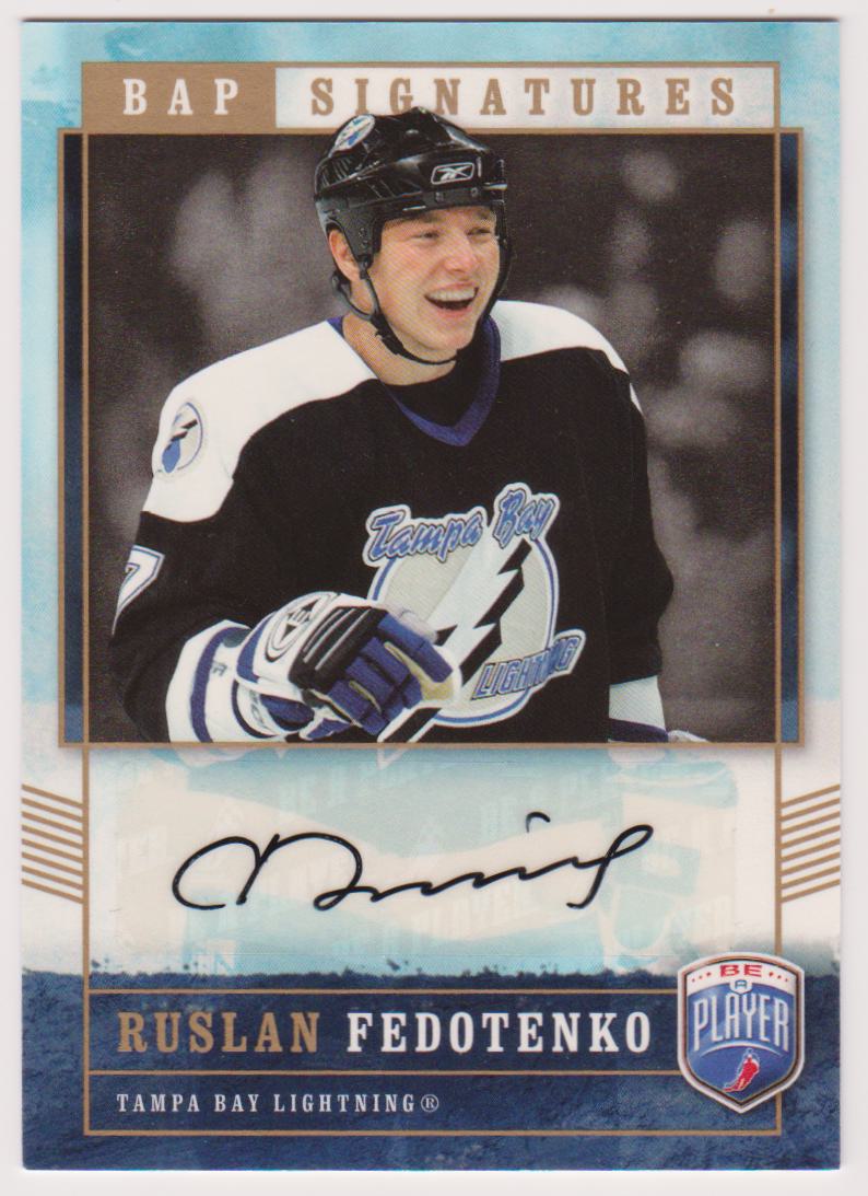 2006-07 Be A Player Signatures #RF Ruslan Fedotenko (image for) 2006-07 Be A Player Signatures #RF Ruslan Fedotenko
