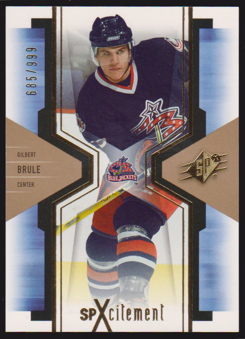 (image for) 2006-07 SPx SPxcitement #X28 Gilbert Brule 685/999