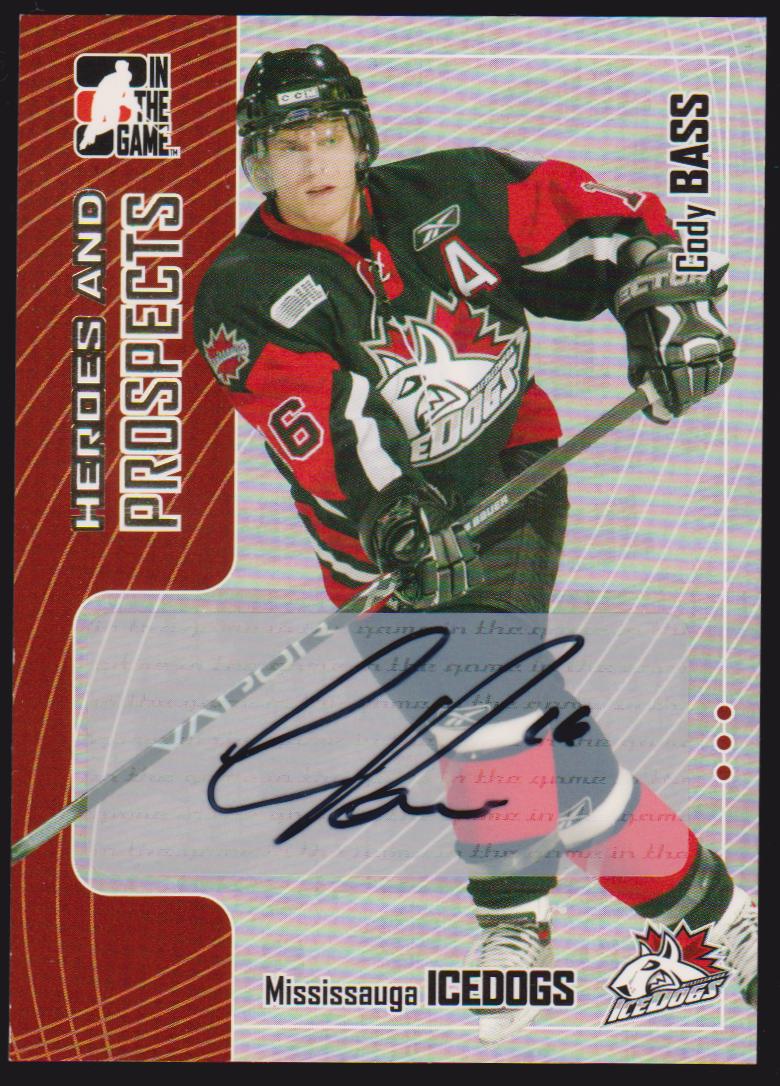 (image for) 2005-06 ITG Heroes and Prospects Autographs #ACBA Cody Bass