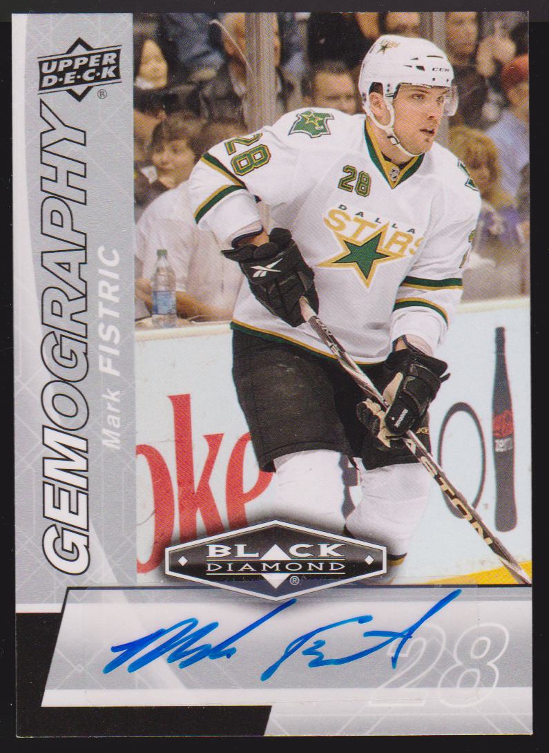 2010-11 Black Diamond Gemography #GMF Mark Fistric AUTO (image for) 2010-11 Black Diamond Gemography #GMF Mark Fistric AUTO