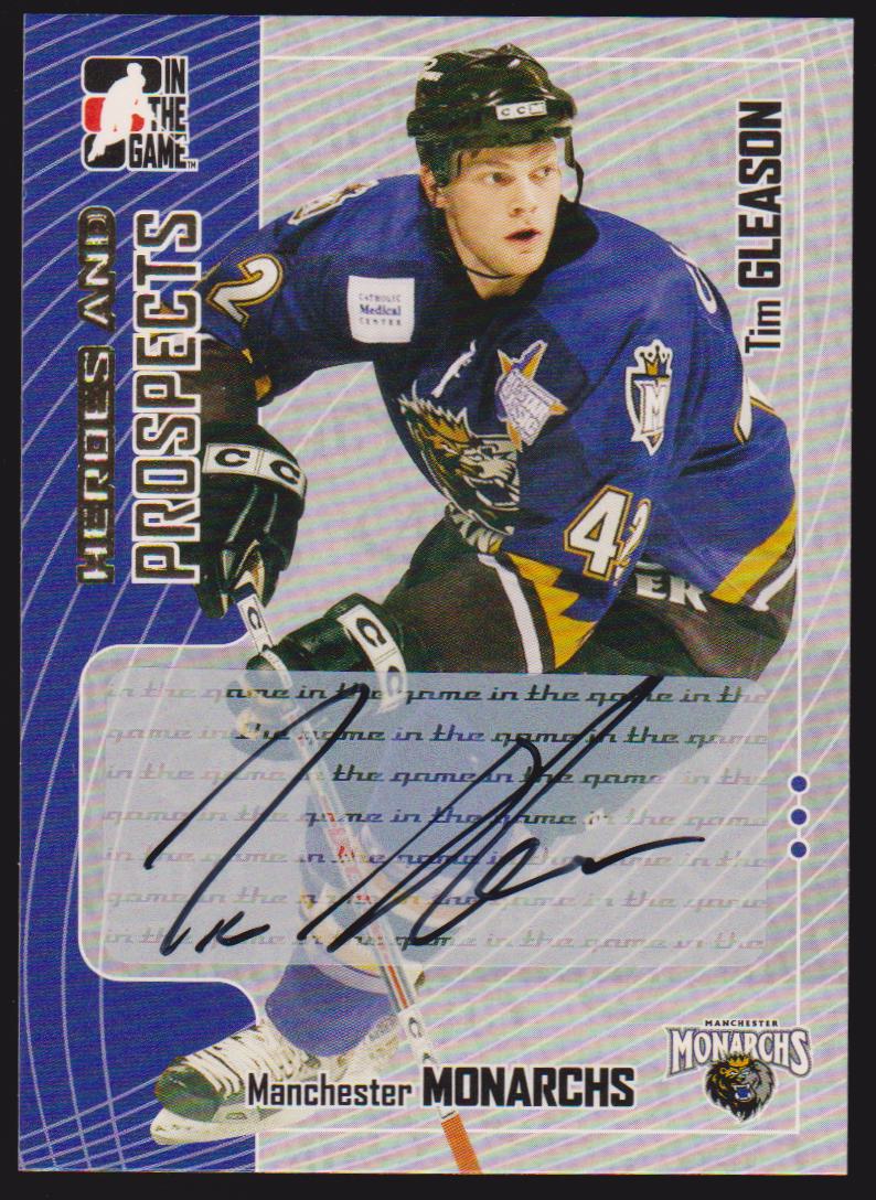 (image for) 2005-06 ITG Heroes and Prospects Autographs #ATG Tim Gleason