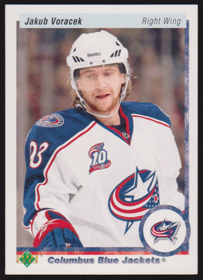 2010-11 Upper Deck 20th Anniversary Parallel #300 Jakub Voracek (image for) 2010-11 Upper Deck 20th Anniversary Parallel #300 Jakub Voracek