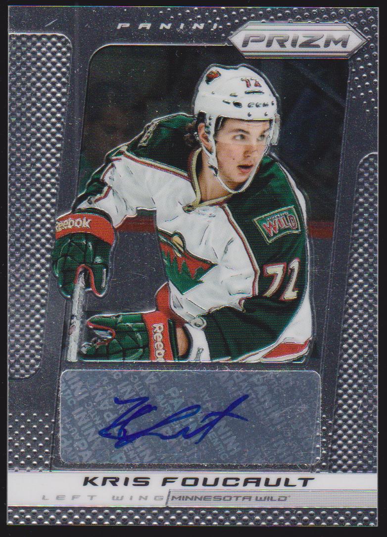 2013-14 Panini Prizm Autographs #AKF Kris Foucault (image for) 2013-14 Panini Prizm Autographs #AKF Kris Foucault