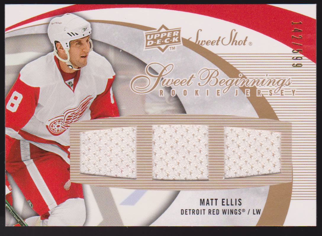 2007-08 Sweet Shot #153 Matt Ellis Jerseys RC 142/599 (image for) 2007-08 Sweet Shot #153 Matt Ellis Jerseys RC 142/599