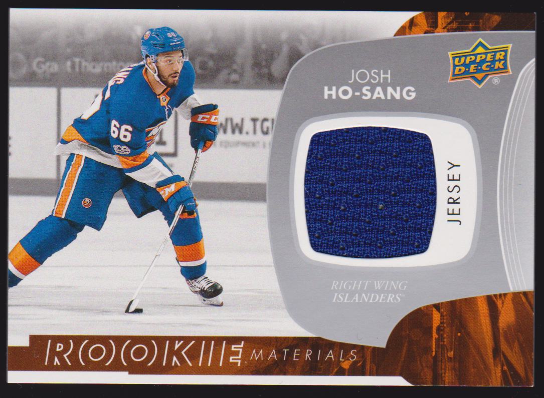 (image for) 2017-18 Upper Deck Rookie Materials #RMJH Josh Ho-Sang - RC Year Jerseys