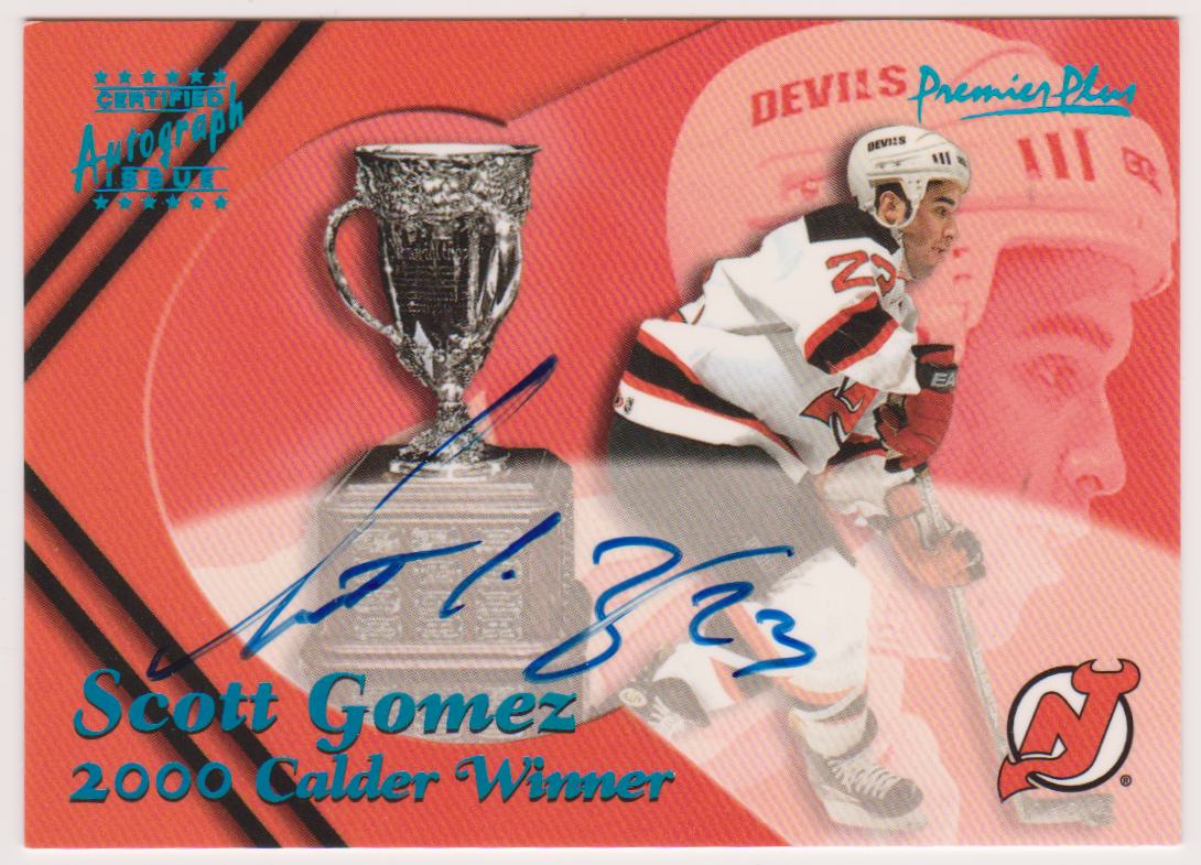 (image for) 2000-01 Topps Premier Plus Private Signings #CTW1 Scott Gomez Calder - AUTO