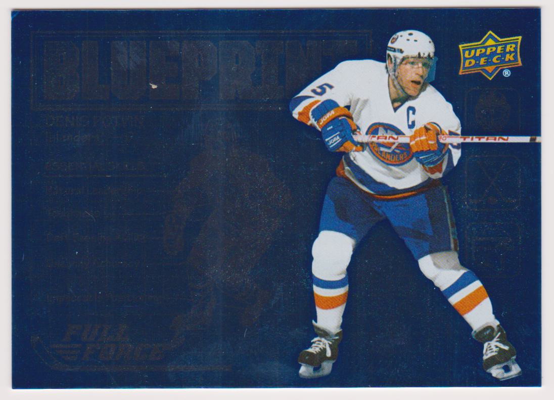 (image for) 2015-16 Upper Deck Full Force Blueprint #BPDP Denis Potvin