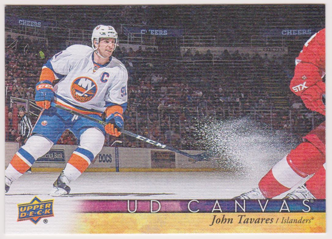 2017-18 Upper Deck Canvas #C54 John Tavares (image for) 2017-18 Upper Deck Canvas #C54 John Tavares