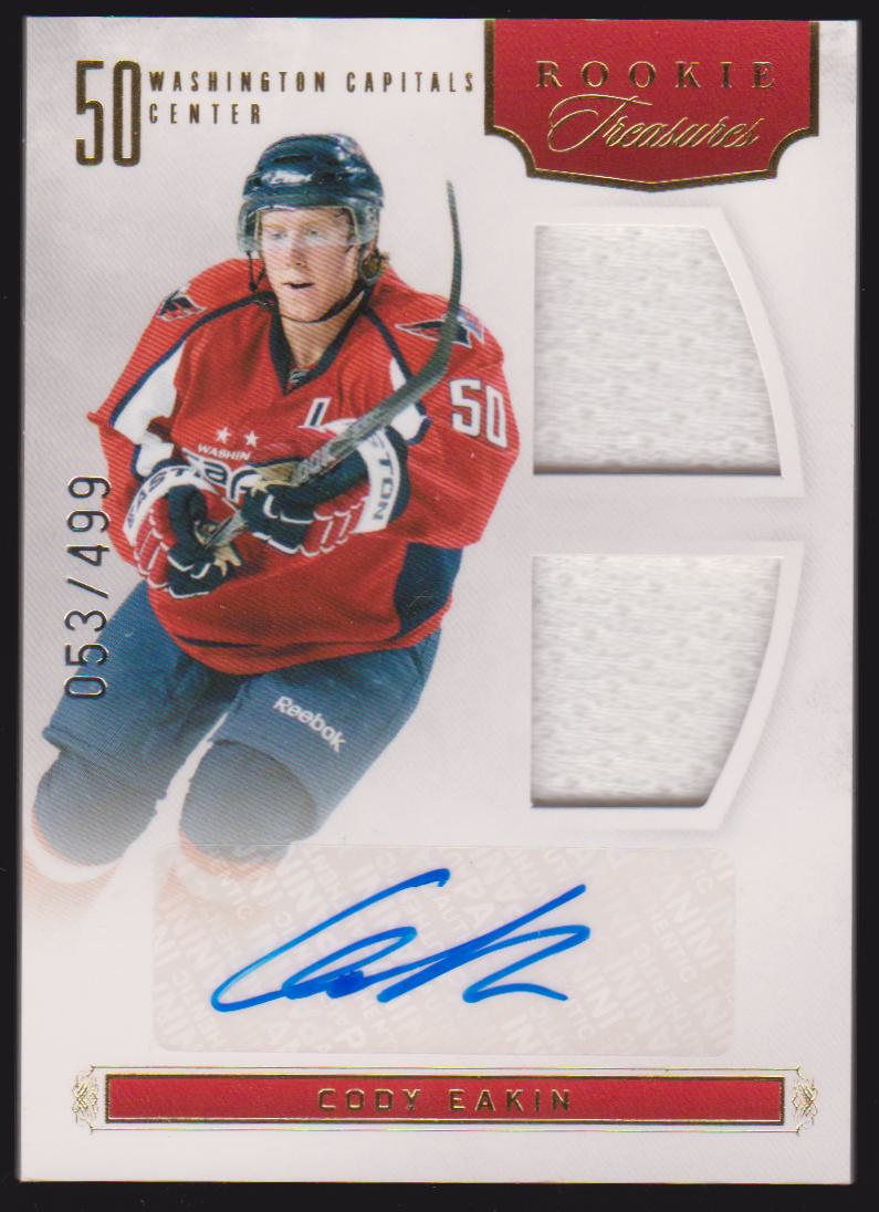2011-12 Panini Rookie Anthology #119 Cody Eakin Jerseys AUTO RC 053/499 (image for) 2011-12 Panini Rookie Anthology #119 Cody Eakin Jerseys AUTO RC 053/499
