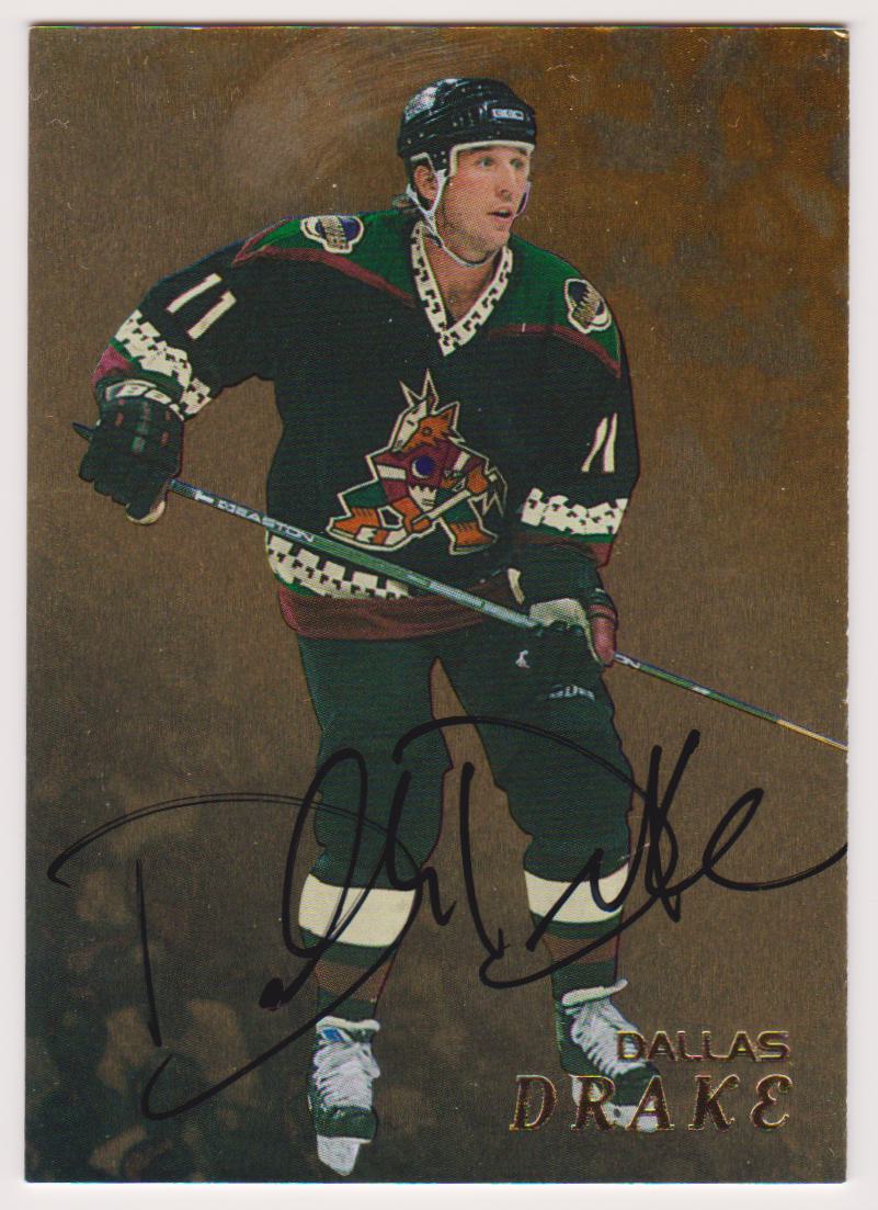 1998-99 Be A Player Autographs Gold #257 Dallas Drake (image for) 1998-99 Be A Player Autographs Gold #257 Dallas Drake