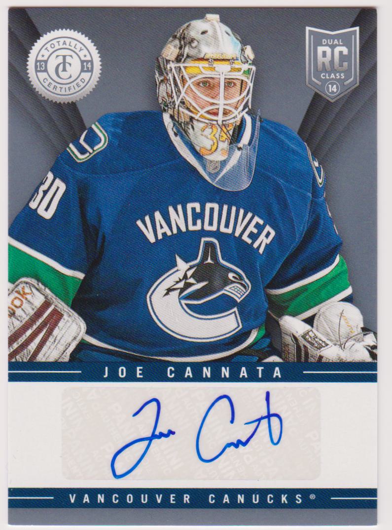 2013-14 Totally Certified Rookie Signatures #TRJCN Joe Cannata (image for) 2013-14 Totally Certified Rookie Signatures #TRJCN Joe Cannata