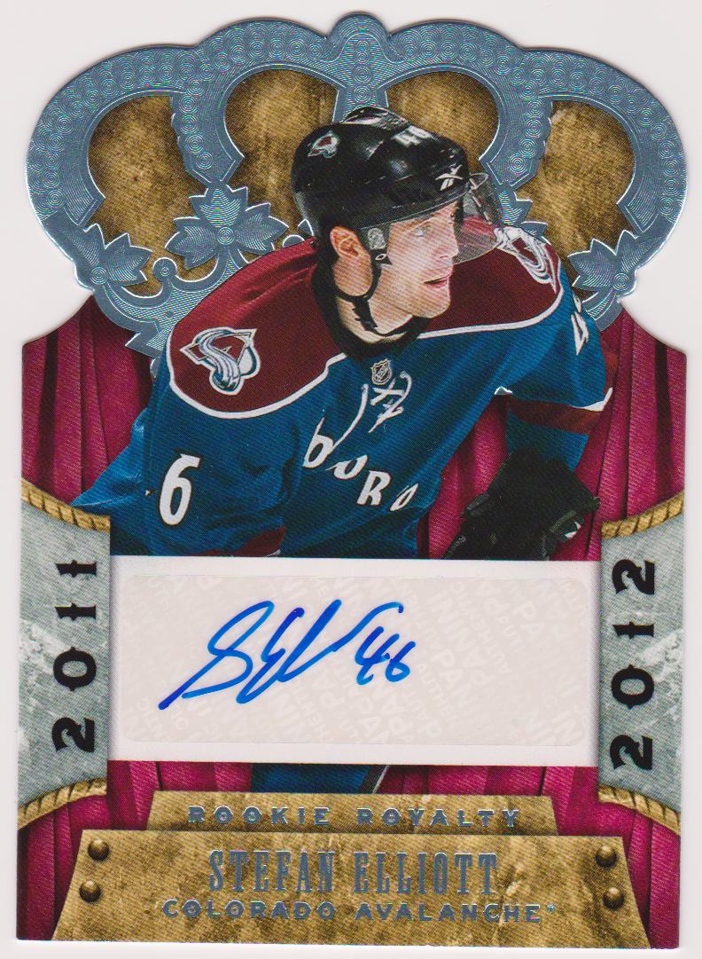 2011-12 Crown Royale #216 Stefan Elliott AUTO RC (image for) 2011-12 Crown Royale #216 Stefan Elliott AUTO RC