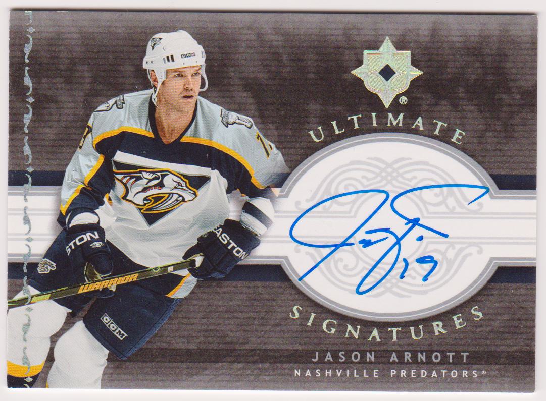 (image for) 2006-07 Ultimate Collection Signatures #USJA Jason Arnott AUTO