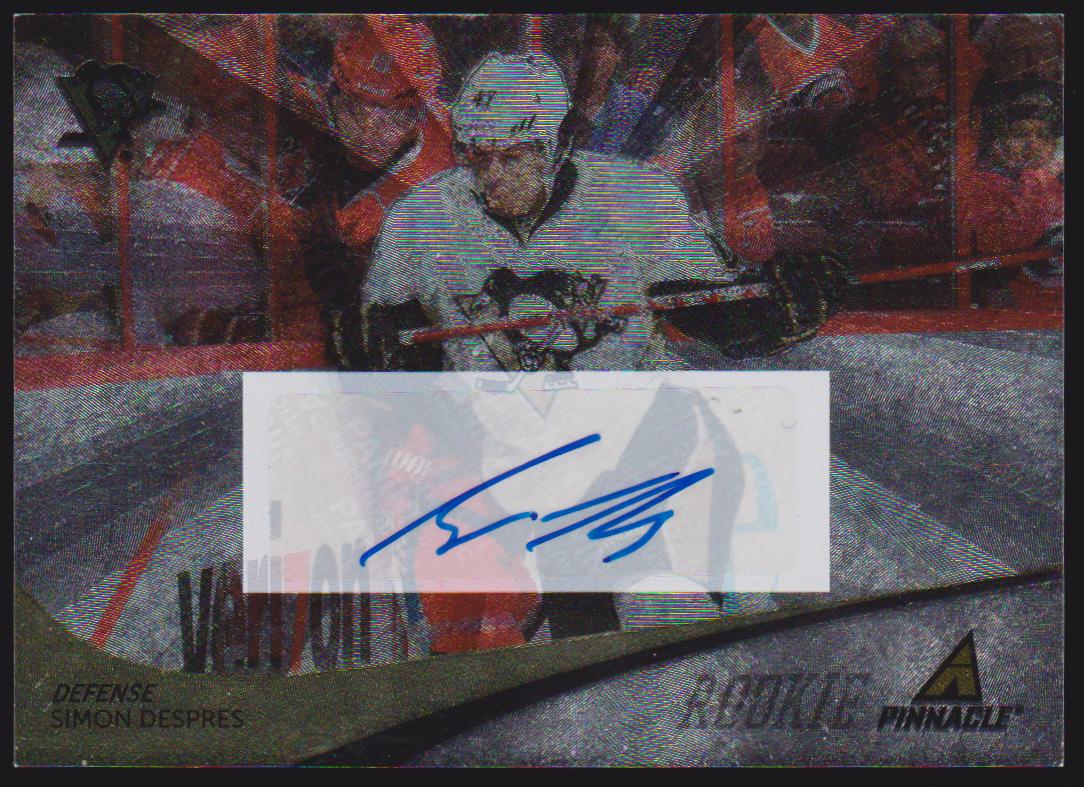 2011-12 Pinnacle Ice Breakers Autographs #354 Simon Despres - RC Year (image for) 2011-12 Pinnacle Ice Breakers Autographs #354 Simon Despres - RC Year