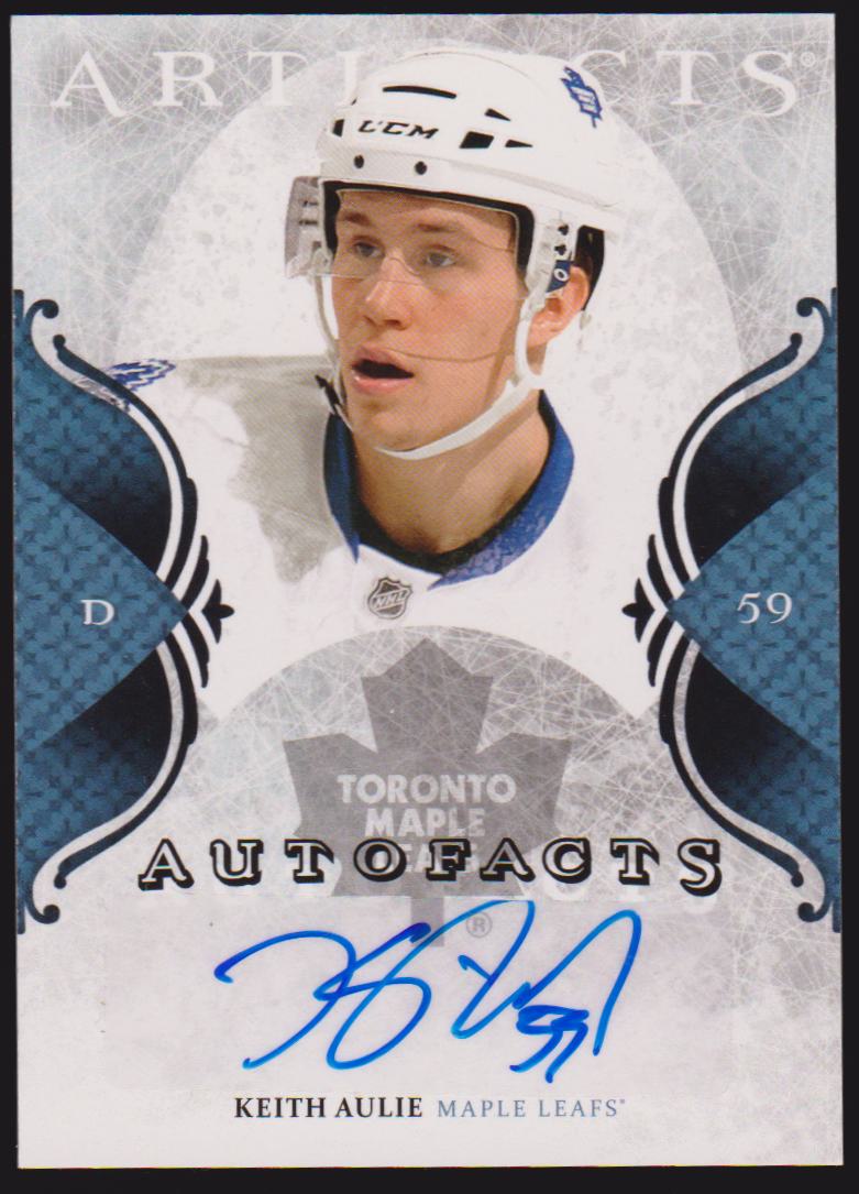 2011-12 Artifacts Autofacts #AKA Keith Aulie (image for) 2011-12 Artifacts Autofacts #AKA Keith Aulie
