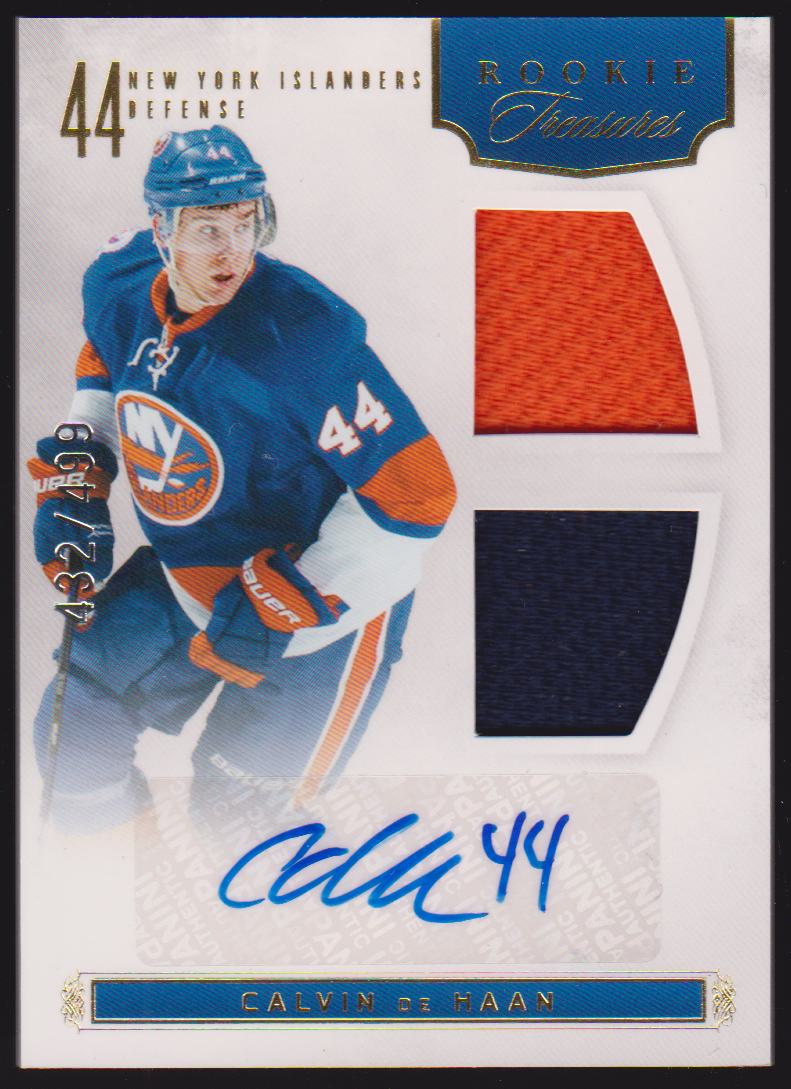 2011-12 Panini Rookie Anthology #137 Calvin de Haan AUTO 432/499 - RC (image for) 2011-12 Panini Rookie Anthology #137 Calvin de Haan AUTO 432/499 - RC