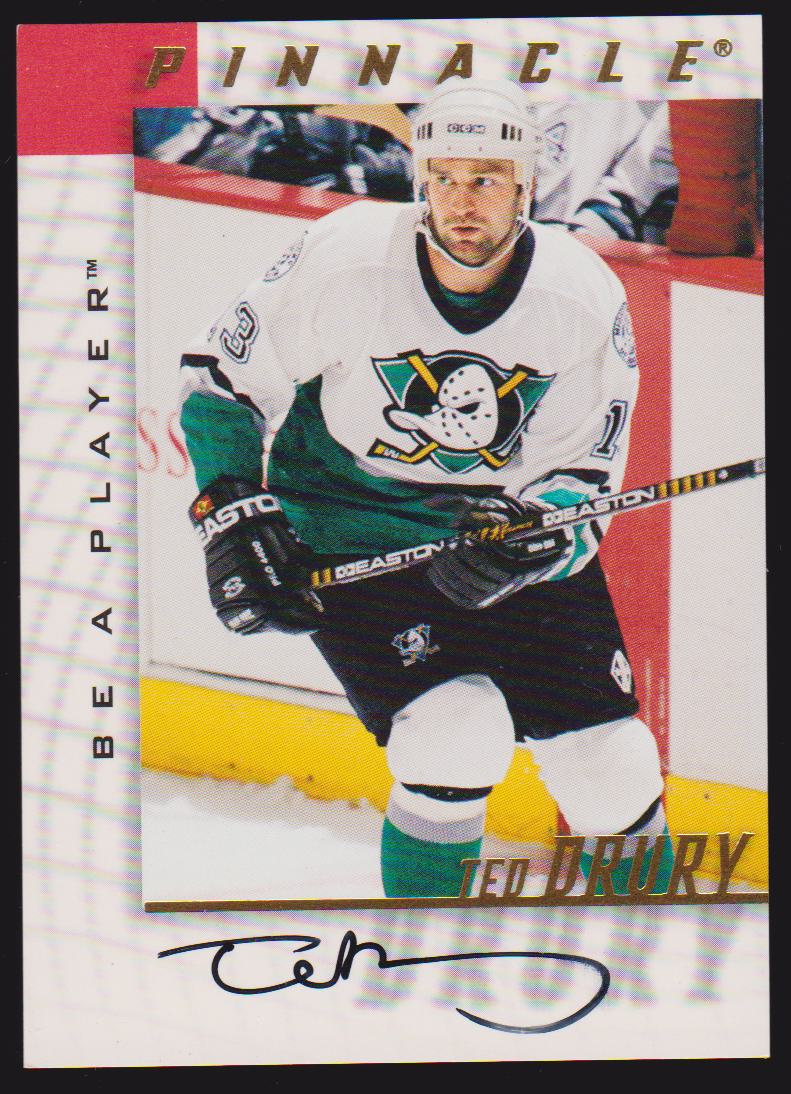 (image for) 1997-98 Be A Player Autographs #84 Ted Drury