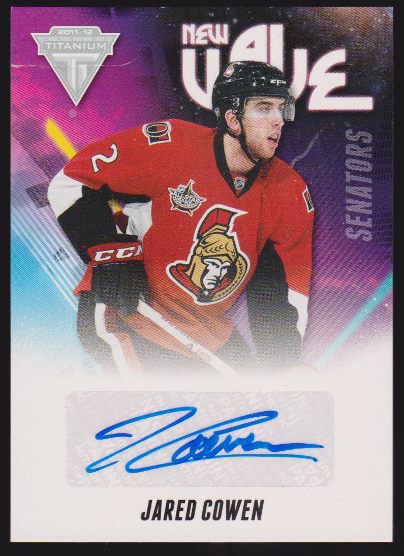 2011-12 Panini Titanium New Wave Autographs #22 Jared Cowen (image for) 2011-12 Panini Titanium New Wave Autographs #22 Jared Cowen