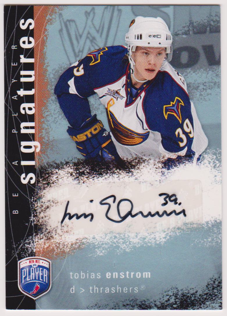 (image for) 2007-08 Be A Player Signatures #STE Tobias Enstrom