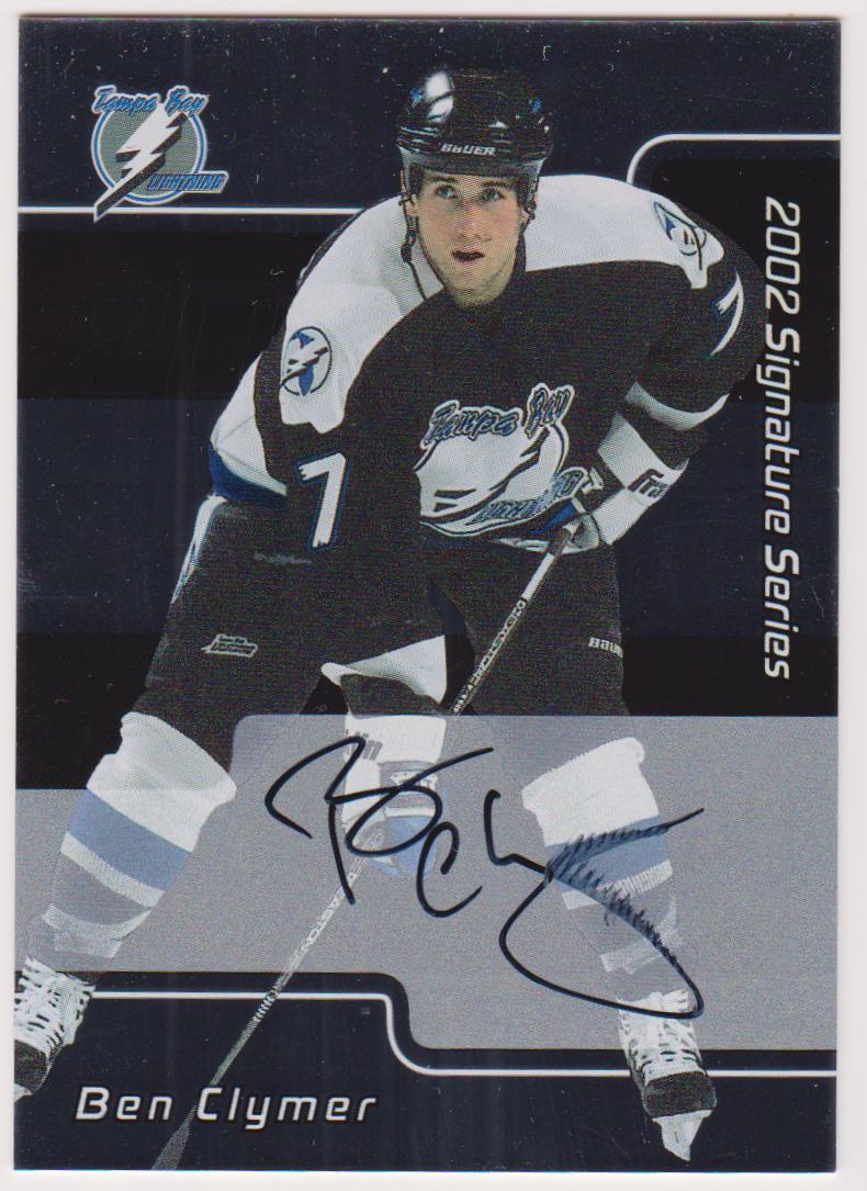 2001-02 BAP Signature Series Autographs #197 Ben Clymer (image for) 2001-02 BAP Signature Series Autographs #197 Ben Clymer