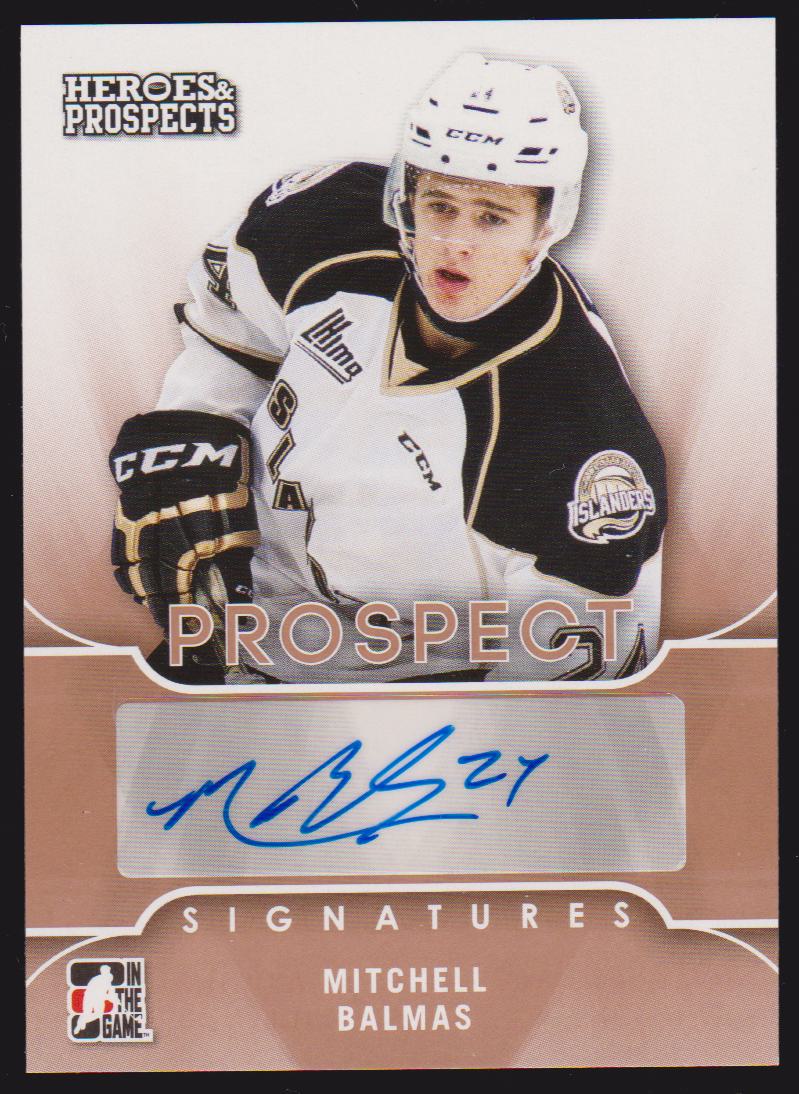 (image for) 2015-16 ITG Heroes and Prospects Prospect Autographs #PSMB1 Mitchell Balmas - XRC