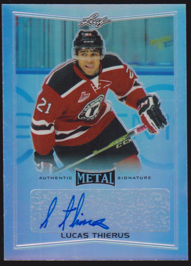 2015-16 Leaf Metal #BALT1 Lucas Thierus AUTO (image for) 2015-16 Leaf Metal #BALT1 Lucas Thierus AUTO