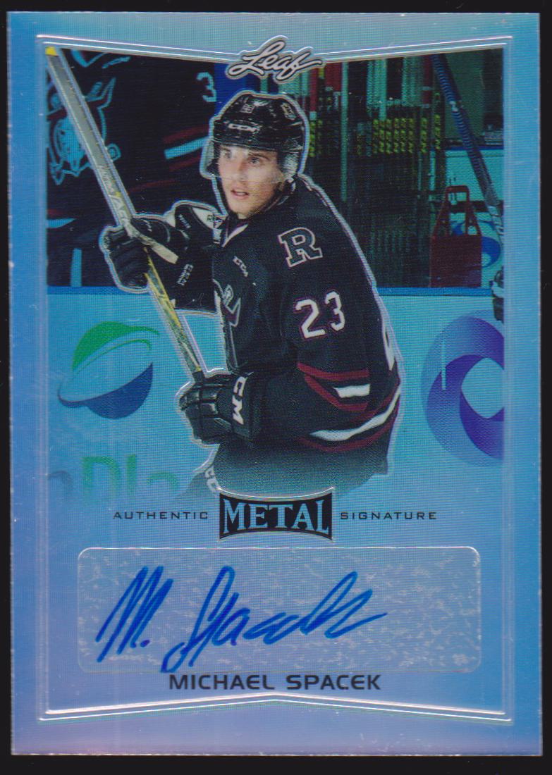 2015-16 Leaf Metal #BAMS3 Michael Spacek AUTO (image for) 2015-16 Leaf Metal #BAMS3 Michael Spacek AUTO