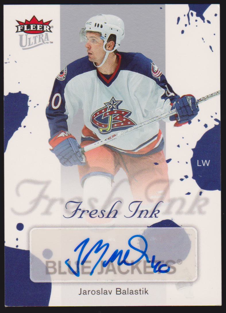(image for) 2005-06 Ultra Fresh Ink #FIJA Jaroslav Balastik - AUTO - RC Year