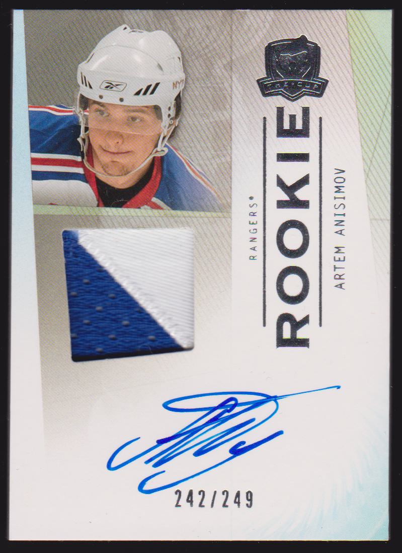 2009-10 The Cup #142 Artem Anisimov - Jerseys - AUTO - RC - 242/249 (image for) 2009-10 The Cup #142 Artem Anisimov - Jerseys - AUTO - RC - 242/249
