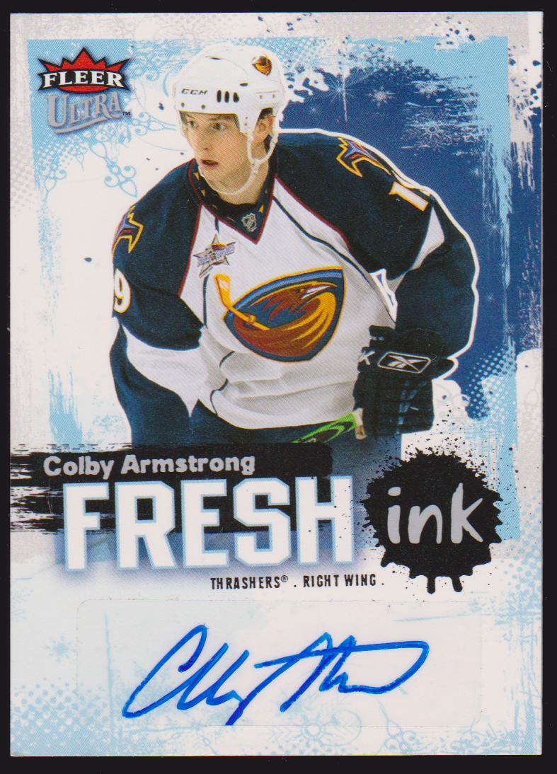(image for) 2008-09 Ultra Fresh Ink #FICA Colby Armstrong - AUTO