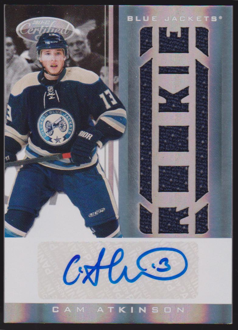 (image for) 2011-12 Certified #265 Cam Atkinson Jerseys AUTO RC - 100/150