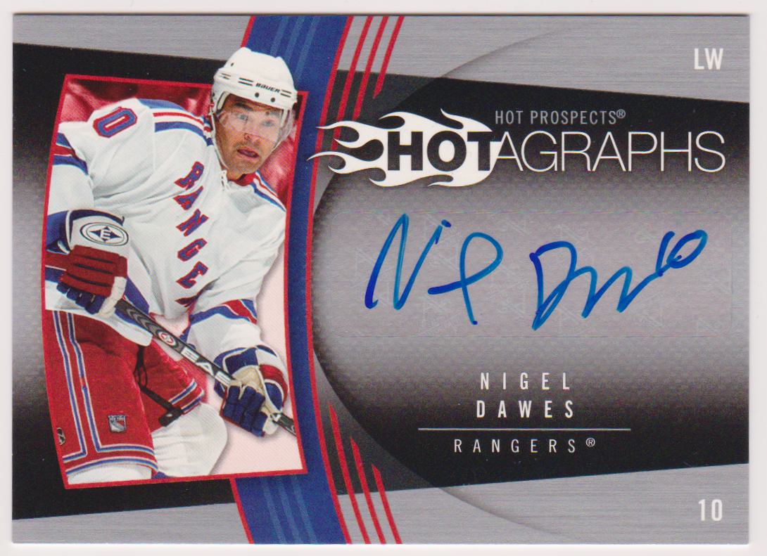 2006-07 Hot Prospects Hotagraphs #HND Nigel Dawes AUTO (image for) 2006-07 Hot Prospects Hotagraphs #HND Nigel Dawes AUTO