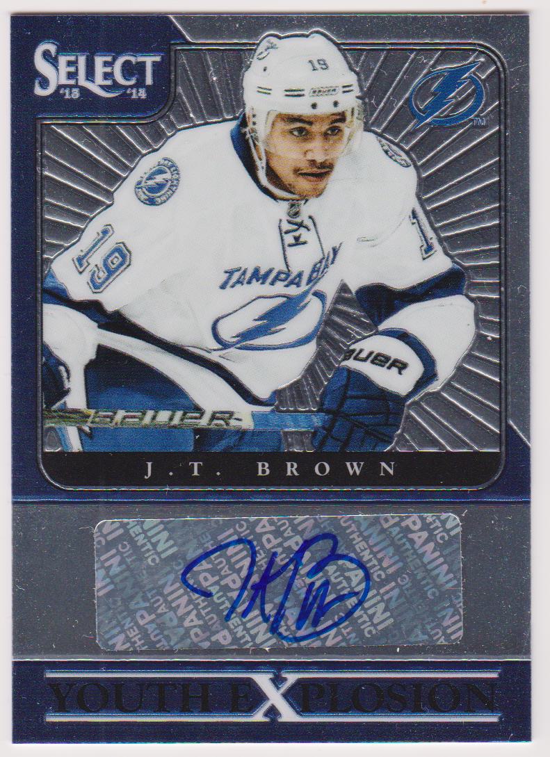 2013-14 Select Youth Explosion Autographs #YEWN J.T. Brown (image for) 2013-14 Select Youth Explosion Autographs #YEWN J.T. Brown