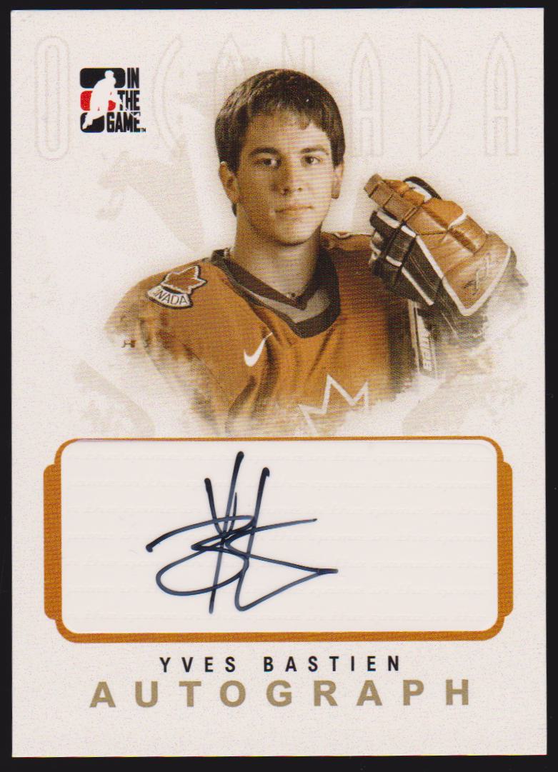 (image for) 2007-08 ITG O Canada Autographs #AYB Yves Bastien