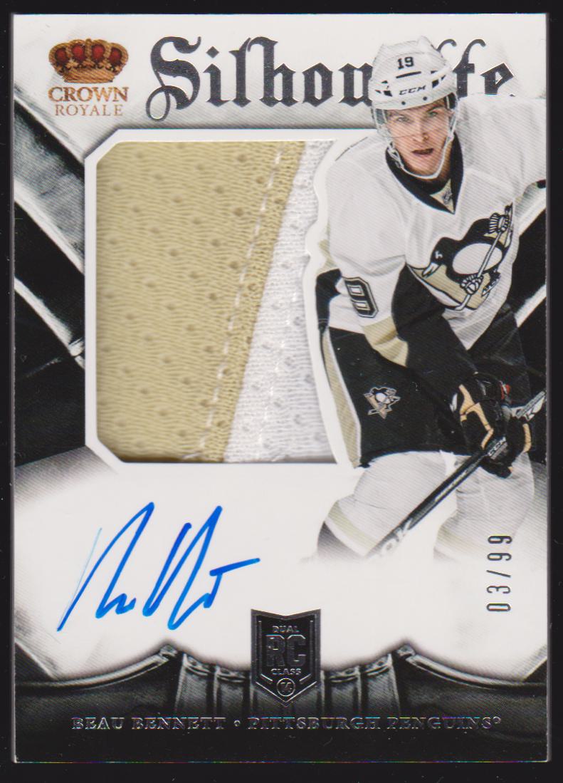 (image for) 2013-14 Crown Royale #140 Beau Bennett Jerseys Auto RC 03/99