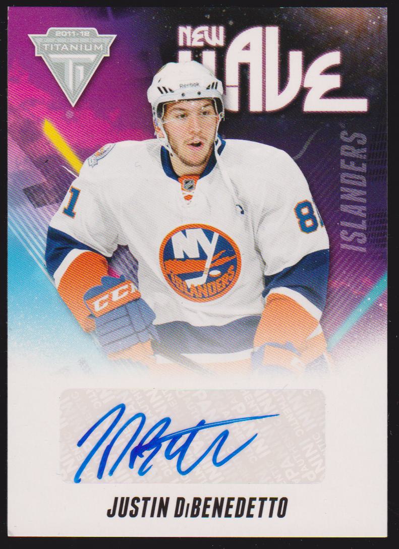 2011-12 Panini Titanium New Wave Autographs #35 Justin DiBenedetto (image for) 2011-12 Panini Titanium New Wave Autographs #35 Justin DiBenedetto
