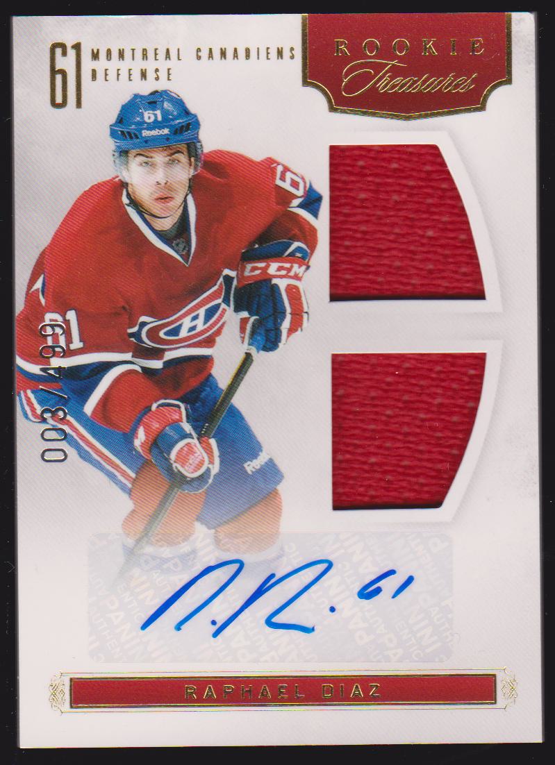 2011-12 Panini Rookie Anthology #147 Raphael Diaz Jerseys AUTO RC 003/499 (image for) 2011-12 Panini Rookie Anthology #147 Raphael Diaz Jerseys AUTO RC 003/499