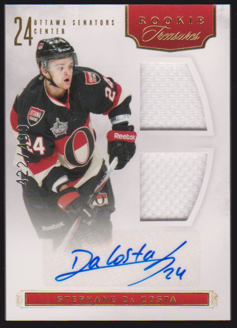 2011-12 Panini Rookie Anthology #145 Stephane Da Costa RC AUTO 422/499 (image for) 2011-12 Panini Rookie Anthology #145 Stephane Da Costa RC AUTO 422/499